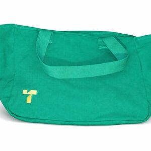 Turf Green Canvas Tote/ Messanger Bag